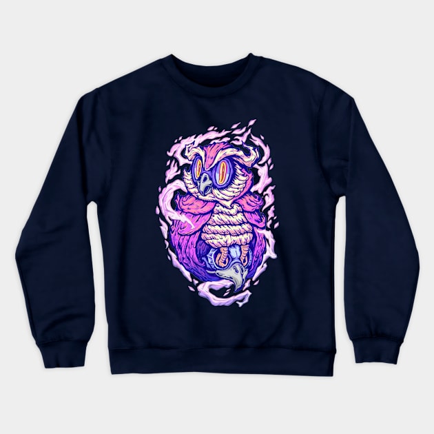 Owl Spirit Crewneck Sweatshirt by Villainmazk